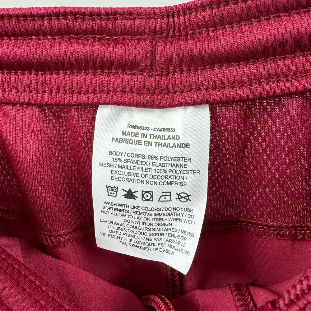 NWT Nike dry fit burgundy gym shorts